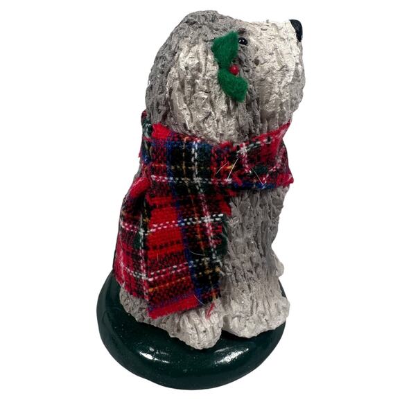 Vintage Byers Choice The Carolers Sheep Dog w/ Scarf Figurine Christmas 1987 Xm - Picture 5 of 10